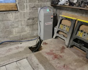 In Floor Scissor in Pit